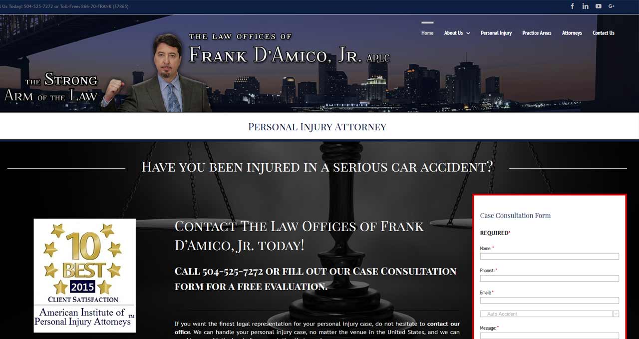 frank damico website