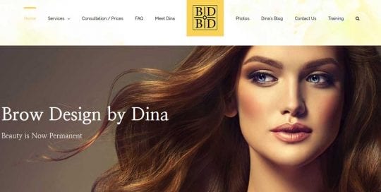 Brow Design by Dina